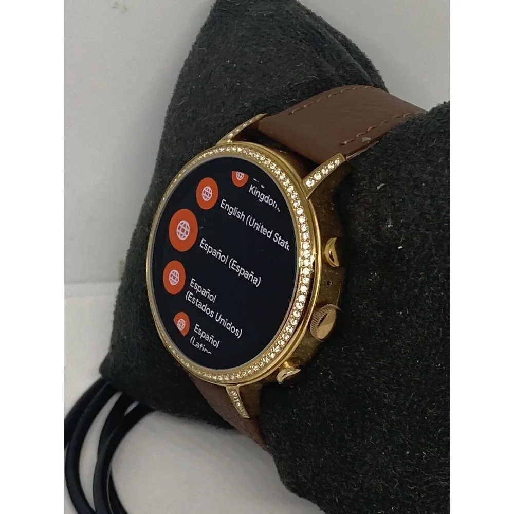Fossil Gen 4 Authentic Digital Dial Smart Watch Custom Band FTW6011 AB437